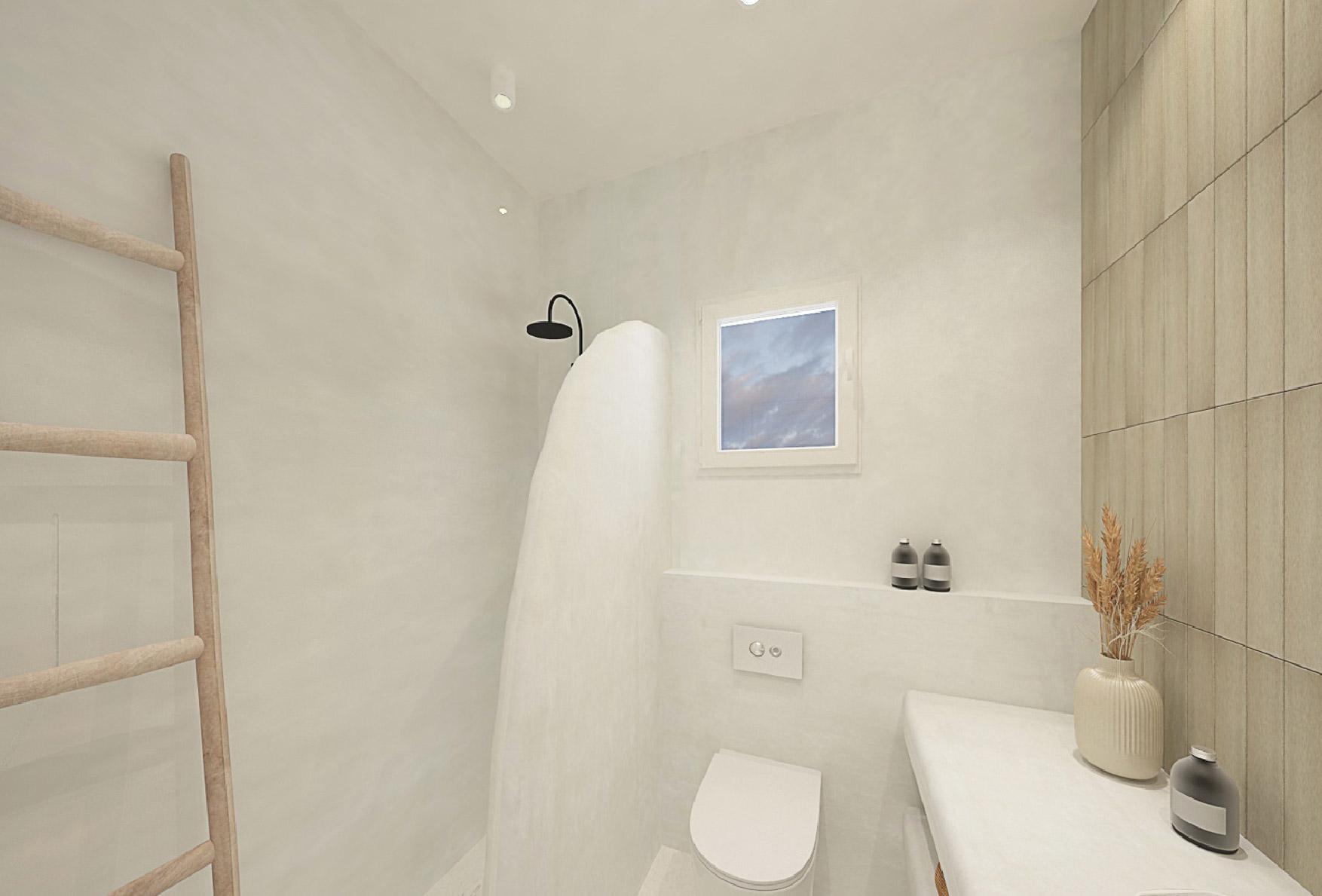 Aelia Luxury Suites Картерадос Экстерьер фото Bathroom